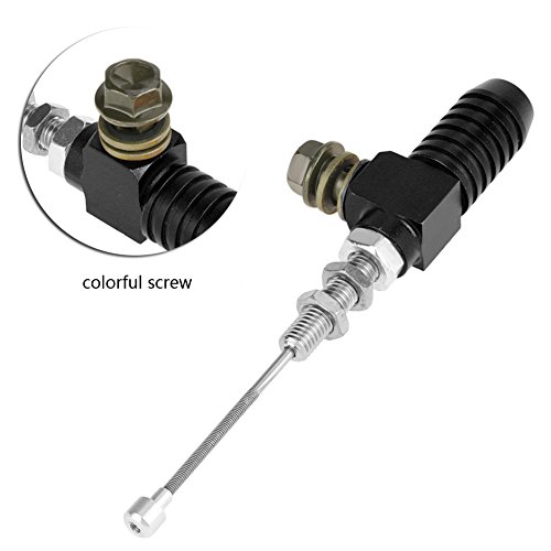 Suuonee Clutch Brake Pump, M10X1.25Mm Universal Motorcycle Hydraulic Clutch Master Cylinder Rod Brake Pump(Black) #TOP2