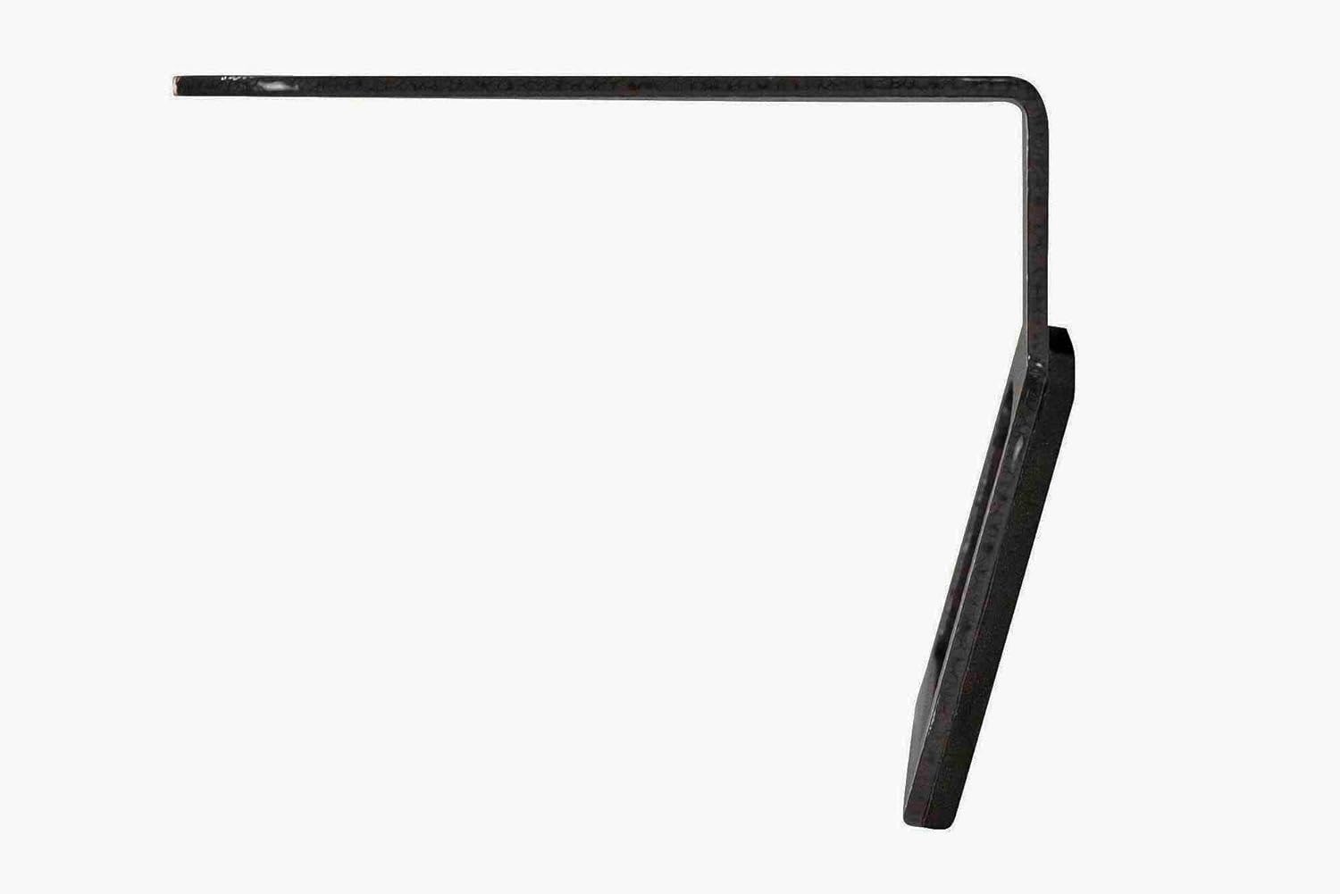No-Drill Antenna Mounting Plate, (1) 3/4" Hole, Fits 2020 Sierra 1500 w/Spoiler - No Cam - Black