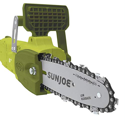 Sun Joe SWJ806E 8-Inch 8.0 Amp 2-in-1 Convertible Pole Chain Saw, Green