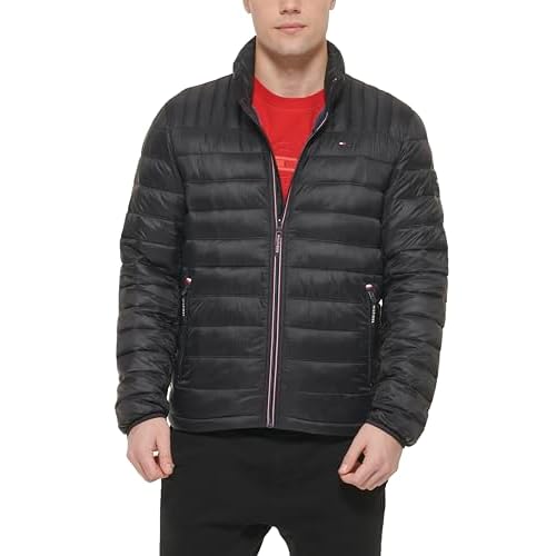 Tommy Hilfiger Men’s Ultra Loft Lightweight Packable Puffer Jacket (Standard and Big & Tall)