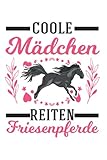  Friesenpferd Tagesplaner: Coole Mädchen reiten Friesenpferde Friesen Pferd / Kalender 2023 & 2024 / Wochenplaner Tagesplaner Planer / Planungsbuch To-Do-Liste / 6x9 Zoll / 100 ausfüllbare Seiten