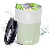 SOMANT 12 oz Stainless Steel Vacuum Insulated Tumbler Coffee Travel Mug Spill Proof with Lid Coffee