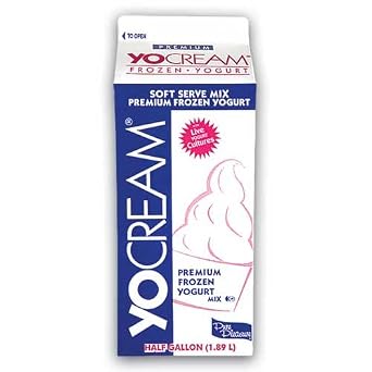 Yocream Gelato Mix, Hazelnut Flavored Serve, 64 Ounce -- 6 per case.