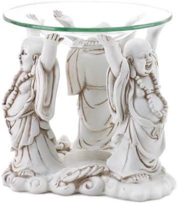 Happy Buddha Oil Warmer, Multi Colour