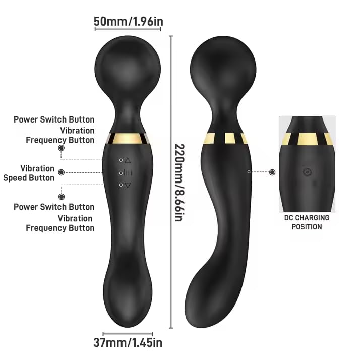 Full Body Massager for Women & Men, Rechargeable Wireless Massag Machine for Pain Relief, Handheld Massager,Sixfire Wand Massager,Women Personal Body Massager | Multicolor Full Body Massager for Women & Men, Rechargeable Wireless Massag Machine for Pain Relief, Handheld Massager,Sixfire Wand Massager,Women Personal Body Massager | Multicolor