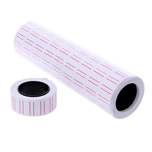 niumanery 5000Pcs Adhesive Price Label Paper Tag Sticker For Mx-5500 Price Gun Labeller Cover