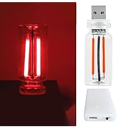 Gothic Retro Car Lamps Accessories, Battery & USB Operated Auto Interior Dash Mood Bulb, Touch Di...