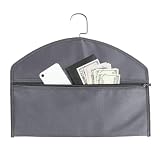 Hanger Safe Storage | Safe Fireproof Waterproof Secret Document Money Hiders | Large Capacity Portable Valuables Cash Hanger Pocket for Travel, Home