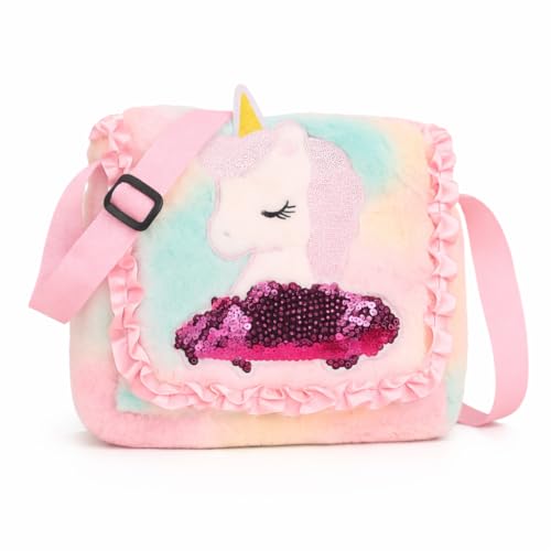 Image of Beautiful Sling Bag for Girls Kids Unicorn Bag for Girls Crossbody Bag Bags for Kids Girl