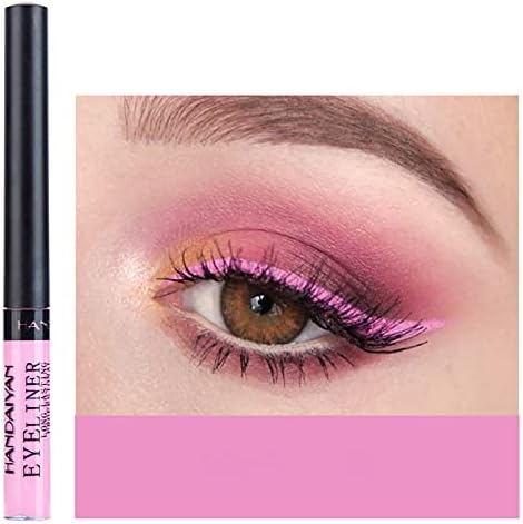 Coloured Eyeliner, Matte Liquid Eyeliner, Blue Eyeliner Long-Lasting Waterproof Liquid Eye Liner, Highly-Pigmented Colourful Eyeliner for Eye Makeup Tools, Black, White, Brown(Only Royalbue)