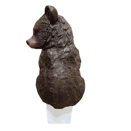 BestGiftEver Black Bear Cub Wall Mounted Toilet Paper Holder for Rustic Cabin Bathroom - Perfect Wildlife Decor for Nature Lovers, and Hunters - Decorative Bear Bathroom Accessories and Lodge Decor