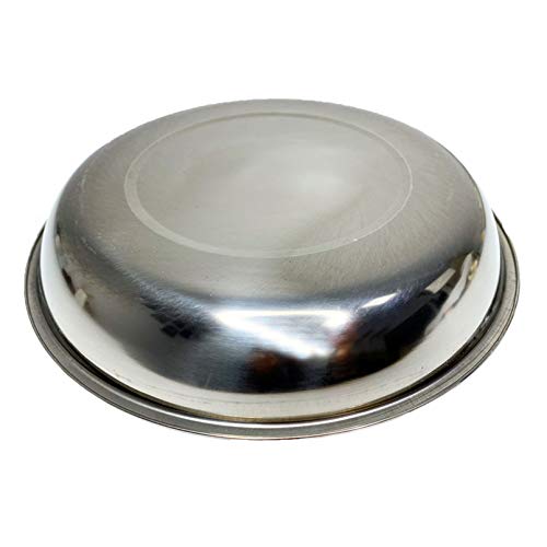 Kathson Stainless Steel Whisker Relief Cat Bowl, 4 Pcs Shallow And Wide Bowls, Pet Cat & Dog Feeding Large Dishes Fits With Elevated Stands Pet Bowl Stand (7.00 Inch Dia.) #TOP3