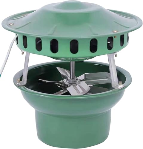 Ventilador evacuador de humo de chimenea – tiro inducido, 8 cuchillas, funcionamiento silencioso para una rápida evacuación de humo