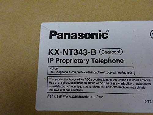 Teléfono VoIP Panasonic KX-NT343-B Negro 24 teclas miniatura 3