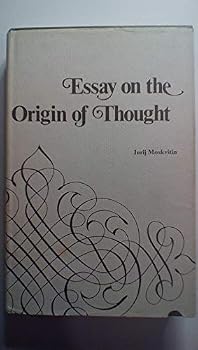 Hardcover Essay on the origin of thought Book