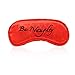 Produktbild Chengduaijoer Spaß Augenmaske Satin Red Eye Mask Adult Toys Schattierung, Pflege Augenmaske Alltag, Reise, Geschäftsreise Verwenden Sie eine pro Packung (Color : Red-1)
