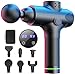 Produktbild Massagepistole, Bcamelys Massagepistole Tiefengewebe Handheld Muskelmassagegerät Ultra Leise 20 Geschwindigkeiten Muskelmassagepistole mit 6 Massageköpfen und LCD-Display