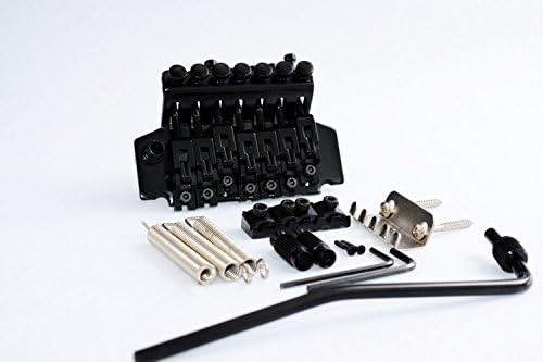 DGI MART Black Floyd Rose Original 7-String Double Locking Tremolo Bridge Electric Guitar Parts System …