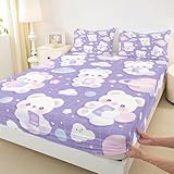 Dimensions : lit simple (1 drap-housse : 88,9 x 190,5 cm, 1 taie d'oreiller : 50,8 x 76,2 cm), lit double (1 drap-housse : 134,6 x 200,7 cm, 2 taies d'oreiller : 50,8 x 76,2 cm), très grand lit (1 drap-housse : 150 x 200 cm). 00.7 2 taies d'oreiller : 50,8 x 76,2 cm.