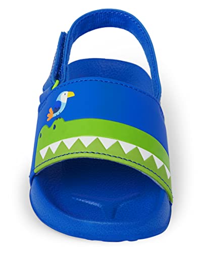 Image of Gymboree baby-boys Boys and Toddler Slide Sandals With Backstrap