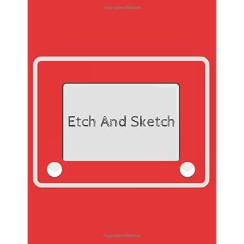 Etch And Sketch Awesome Sketchbook Gift For Drawing Painting Sketching 8.5x11 120 Pages