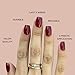 AFTER HOURS Press-On Nails by Lavaa Beauty | Short Square Glossy Bright Burgundy Nails