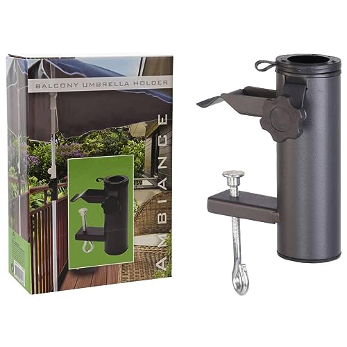 Sonnenschirmhalter Balkonschirmhalter Ø34-48mm Balkonklemme Gartenschirm Halter