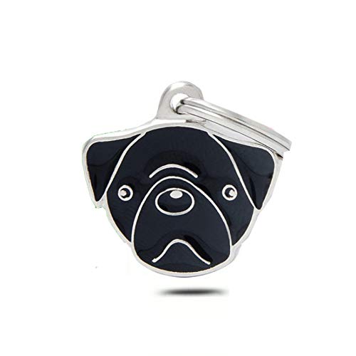 Preisvergleich Produktbild KANGDE Haustier Hund Bulldoggen Chow Chow Schlüsselbund Anhänger Herren Auto Schlüsselbund Zubehör DIY Hundemarke Dekoration