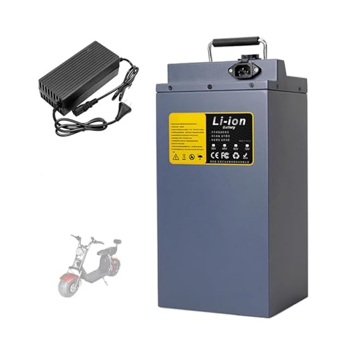 JHKJ Batteria al Litio da 48 Volt Batteria agli ioni di Litio da 48 V 15 Ah 20 Ah 25 Ah con Impugnatura della Batteria e chatger per Kit Motore da 700 W 950 W 1200 W,48v15ah