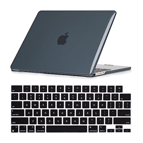 Se7enline Compatible with Mac Book Neo Case 13 inch 2026 Model A3404, Hard Shell & Washable Keyboard Cover, Anti-Scratch Anti-Drop Slim Fit Protective Case for Daily Use Travel,Crystal Black