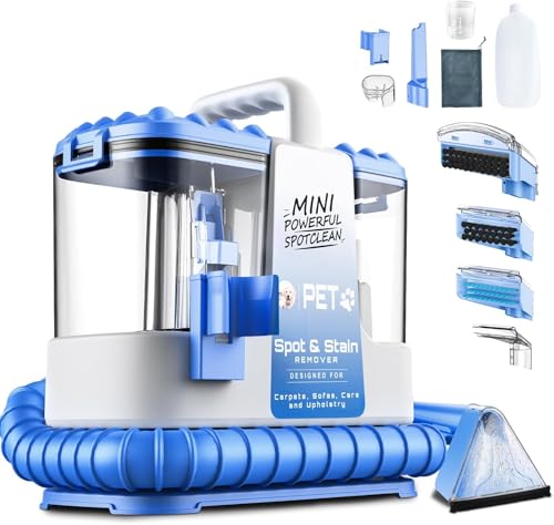 QYNTO Carpet Cleaner with 5 Tools & Powerful Suction