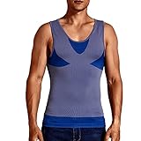 Terland Mens Running Vest Compression Shirt Sleeveless Sport Workout Vest Quick Dry Athletic Gym Mus