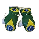 Flag Mini Small Boxing Gloves to Hang Over Car Automobile Mirror – Americas