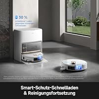 MOVA V70 Ultra Complete X Saugroboter mit Wischfunktion 40.000 Pa, Weiß – Ansicht 8