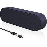 AUELEK PC Lautsprecher,USB Computer Lautsprecher,Mini Soundbar Lautsprecher USB Stromversorgung,Stereo Sound mit Standfuß und Clip-On für Desktop PC PS4 Tablets Laptop Checkout Schalter