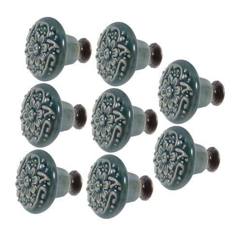 SEWOART 8 Pezzi Pomolo Ceramico Per Cassetti Pomoli Per Armadietti Di Cucina Pomoli Di Ricambio Per Mobili Per Ante Di Armadietti