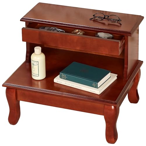 Touch of Class Cessilee Wooden Bed Steps with Storage 16