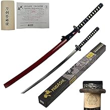 Musashi Burgundy Bamboo Series Hand Crafted Japanese Inspired Decorative Display Piece with Natural Motif Design for Collection and Decor