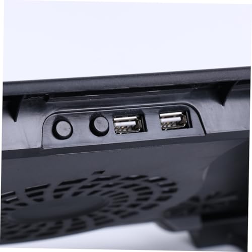 Base enfriadora para laptop con 5 ventiladores USB y soporte ajustable miniatura 2