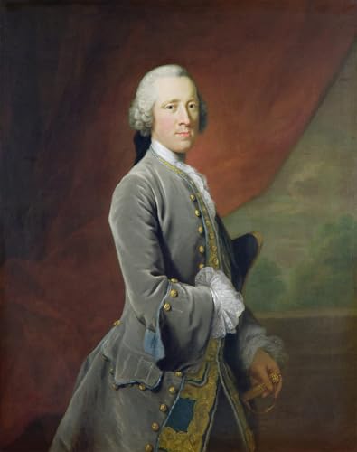 Affiche de peinture William Cavendish par Hudson - Toile d'art abstrait salon 60x90cm