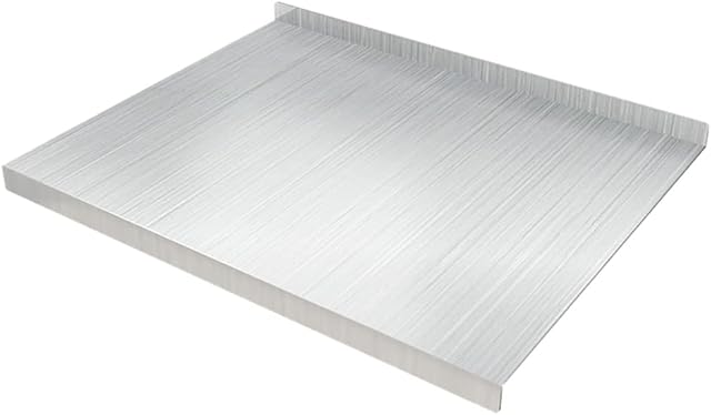 Lurrose Stainless Steel Pastry Board Baking Board Dough Board Cutting Board Baking Mat Non Stick Chopping Board for Rolling Dough Vegetables (Sliver)