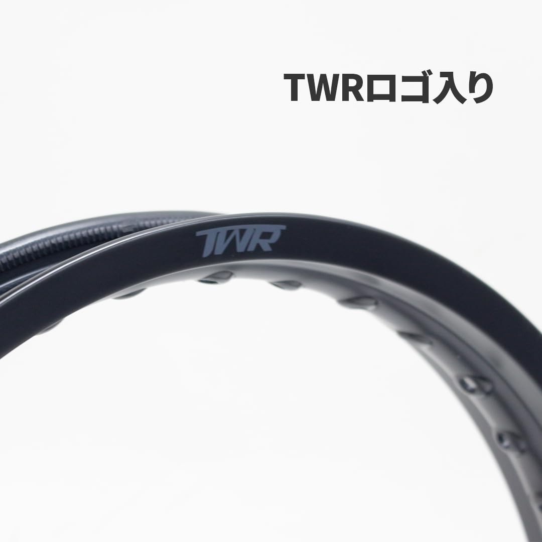 21-2.15 リム ホイール セット Amazon | TWR製 アルミリム 2.15-17 36穴 マットブラック