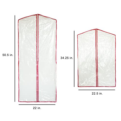 Jobar Zipper Garment Bags, One Size, Multicoloured2