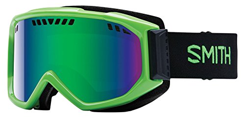 Smith Optics Adult Scope Snow Goggles Reactor Frame/Green Sol-X Mirror
