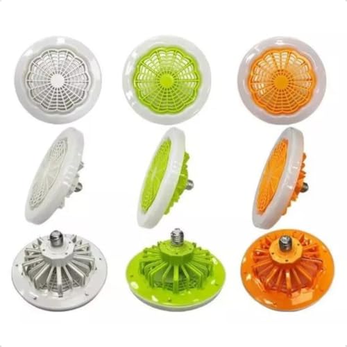 Ventilador De Teto Silencioso Luminária LED Ajustável 3 Modos Moderno Com Controle Remoto Ideal Para