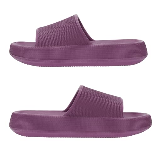 image for Joomra Womens Shower Slippers Cushioned Quick Drying Female Pillow Hou