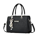 [Electric Circus] かっこいい かわいい おしゃれ プレゼント 人気 子供 キッズ 女の子 小学生 中学生 用 無地 ショルダーバック かばん ばっぐ トート 斜めがけ ポシェット 軽量 旅行 パーティー 結婚式 レディース ホワイト ブラック 黒 白 春 (ブラック)