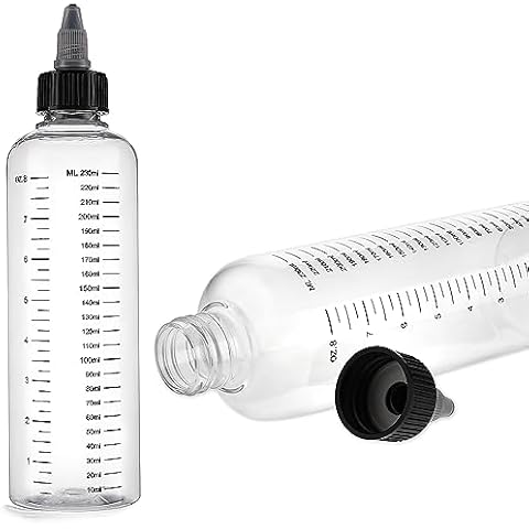 Abeillo 2 Pack Hair Colour Applicator Bottles 8.5oz Cover