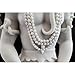 Top Collection Shiva Statue in Padmasana Lotus Pose-Hindu God of Destroying Evil, Ignorance, and Death Sculpture - Collectible New Age Hinduism Figurine (White Marble)