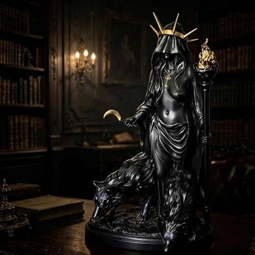 Estatua de Resina de Hekate Diosa Griega Niktipolos miniatura 4